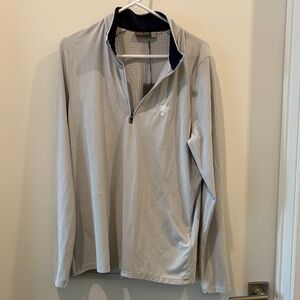 KJUS Men's Light Gray Quarter-Zip